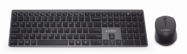 Gembird Set bežična tastatura i bežični miš, Crni
