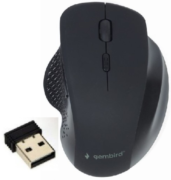 Gembird MUSW-6B-02 Bežični miš, Crni