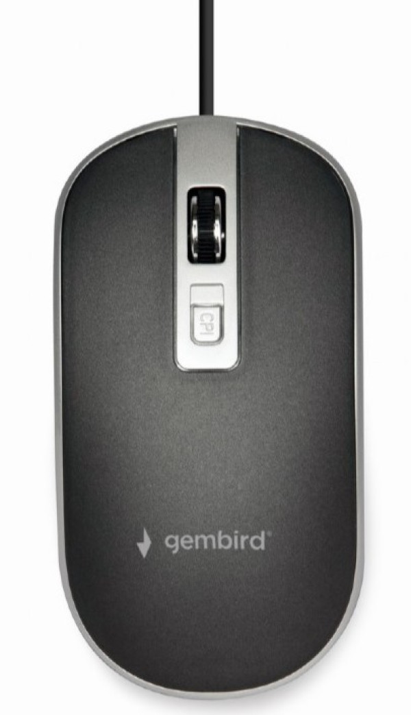 Gembird MUS-4B-06-BS Optički miš, Crno-sivi
