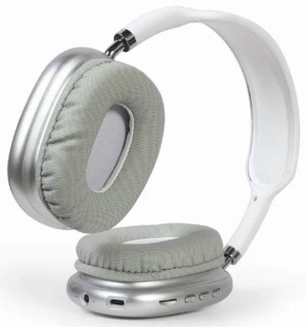 Gembird BHP-LED-02-W V5.0 Bluetooth slušalice za telefon sa mikrofonom 400mAh/32Ohm, Bele