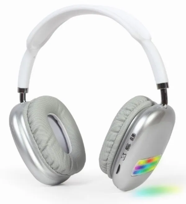 Gembird BHP-LED-02-W V5.0 Bluetooth slušalice za telefon sa mikrofonom 400mAh/32Ohm, Bele