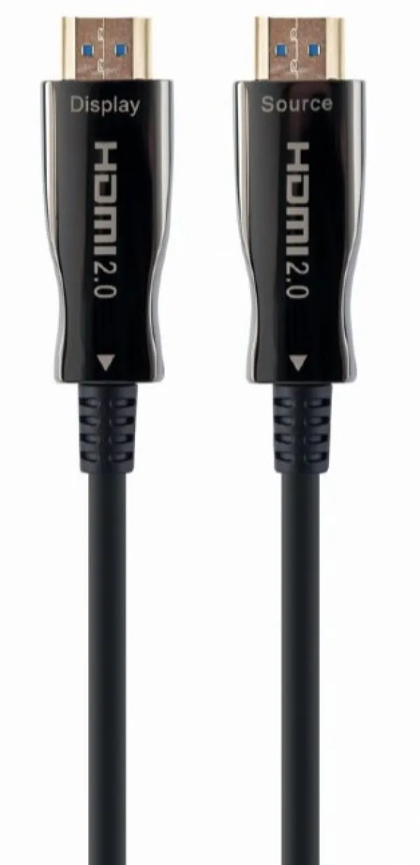 Gembird CCBP-HDMI-AOC-50M-02 Aktivni optički HDMI kabal High Speed Ethernet Premium 50m, Crni