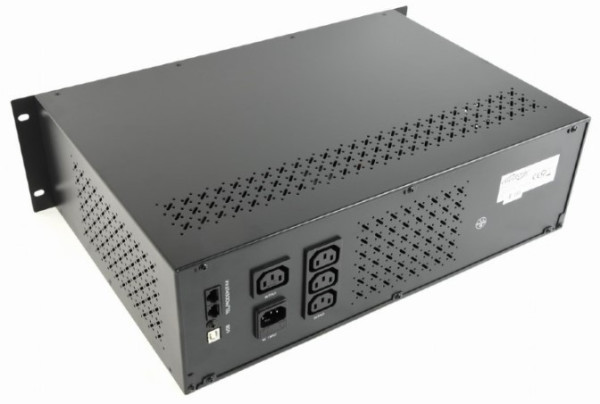 Gembird UPS-RACK-2000 UPS Rack 2000VA (1200 W) tamnosivi