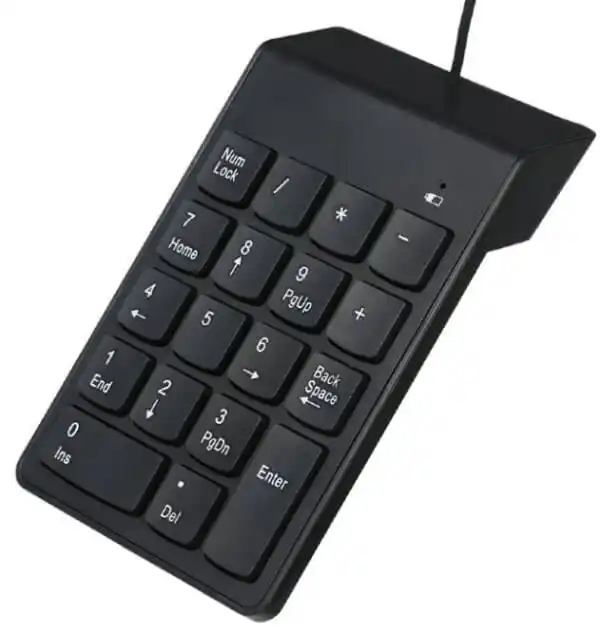 Gembird KPD-U-03 Numerička tastatura, Crna