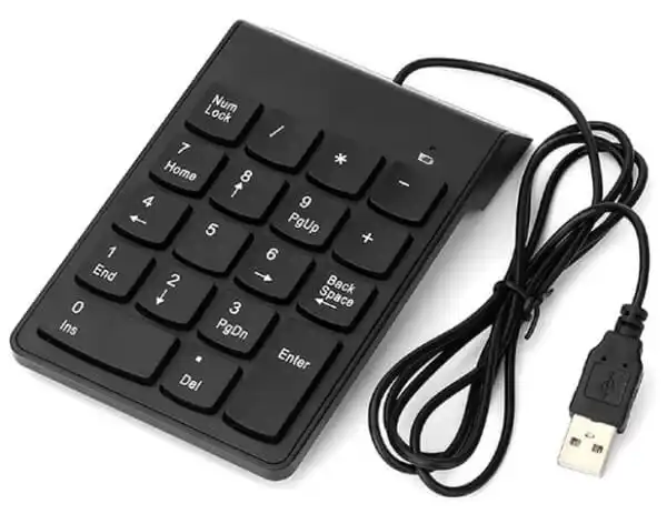 Gembird KPD-U-03 Numerička tastatura, Crna