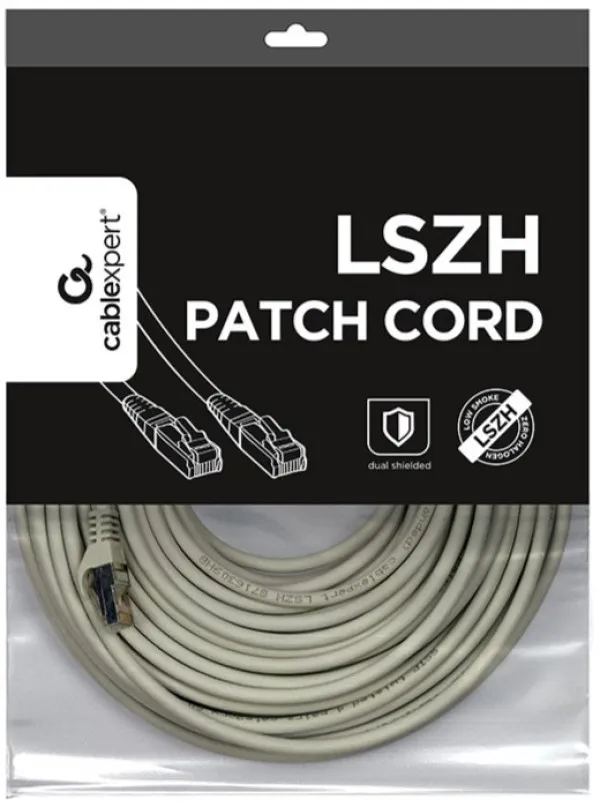 Gembird PP6A-LSZHCU-40M Mrežni kabl SFTP CAT.6A Bakarni LSZH 40m