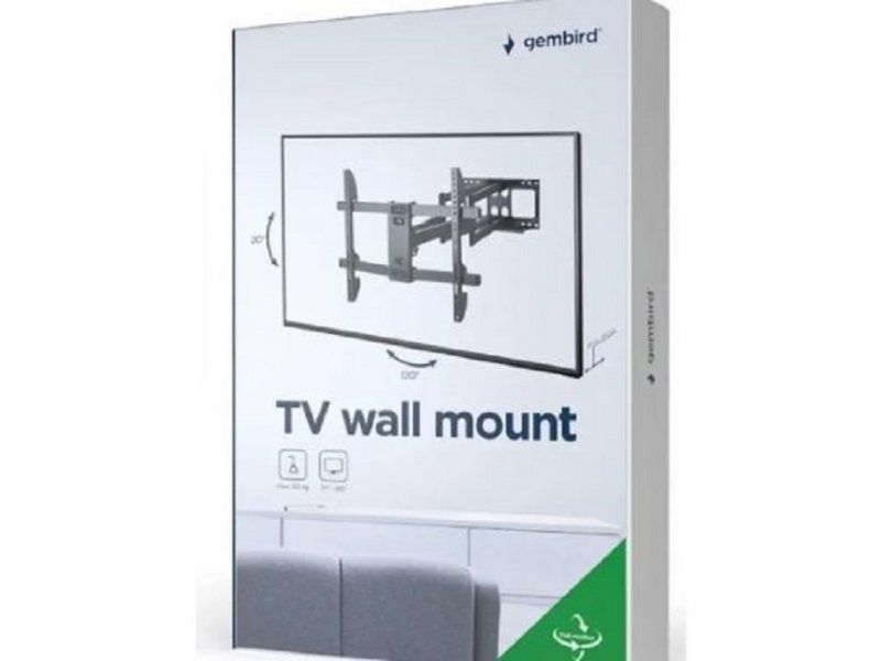 Gembird WM-80ST-02 44302 TV nosač Tilt 37-80 VESA max.60x40cm