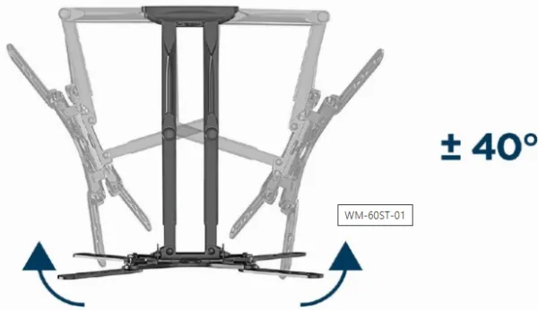 Gembird WM-60ST-01 Nosač za televizor 40x40cm 36kg