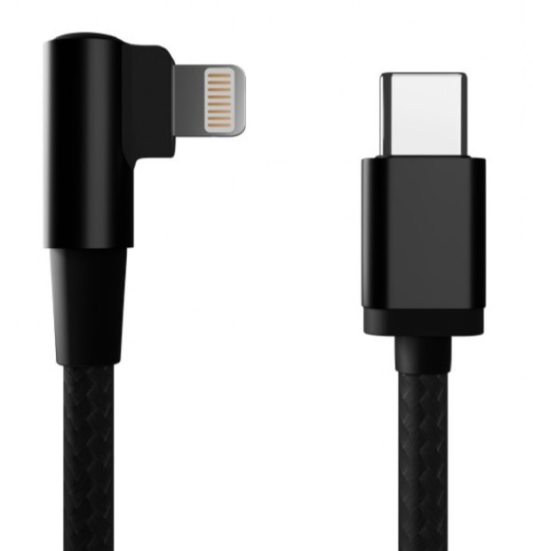 Gembird Kabl USB-C 8pin Pod uglom 0,2m, Crni