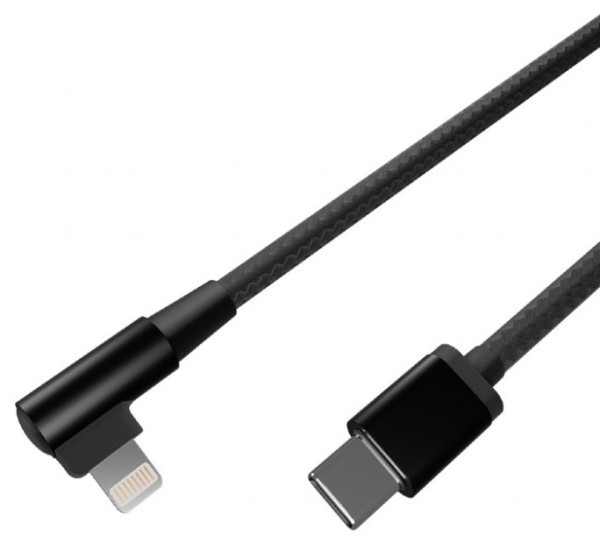 Gembird Kabl USB-C 8pin Pod uglom 0,2m, Crni