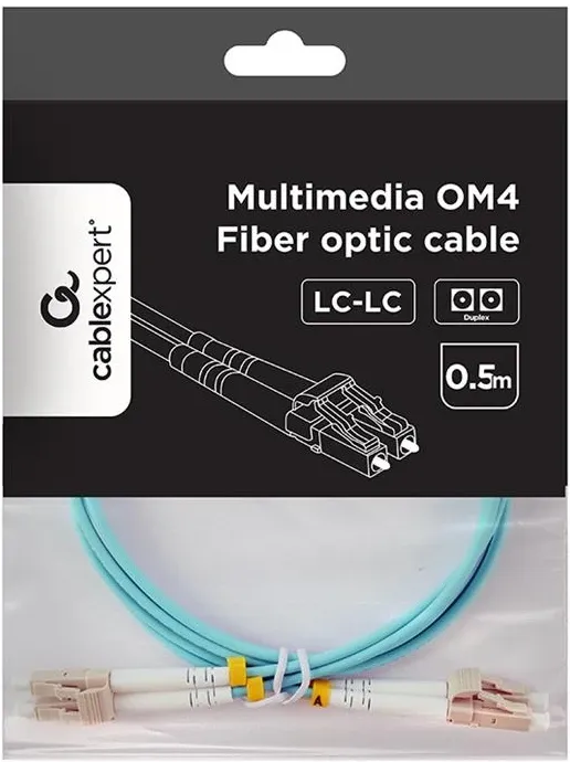 Gembird CFO-MDOM4-LC/LC-0.5M Optički kabl Multimode Duplex OM4 50/125 LC-LC 0.5 m