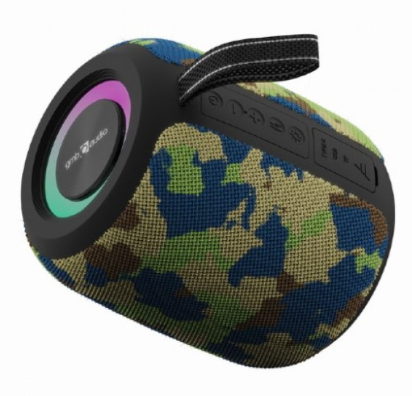Gembird SPK-BT-LED-05-CM Bežični LED zvučnik RGB 8W BT FM USB Handsfree Šareni, Šareni