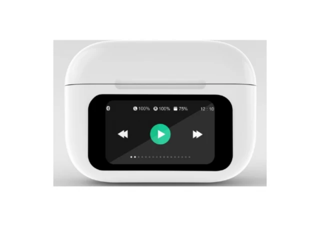 Gembird TWS-LCD-ANC-01-W Slušalice TWS LCD display Bluetooth V5.1 Active Noise Cancelling, Bele