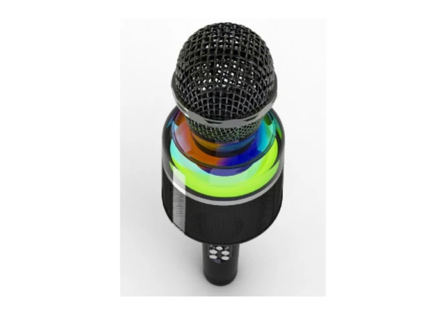 Gembird MICBT-01-BK Bežični mikrofon sa zvučnikom LED, Crni