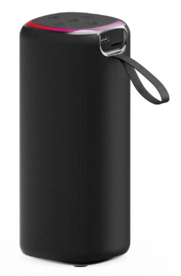 Gembird SPK-BT-LED-08L Zvučnik Portable Bluetooth LED 10W BT FM USB Handsfree, Crni