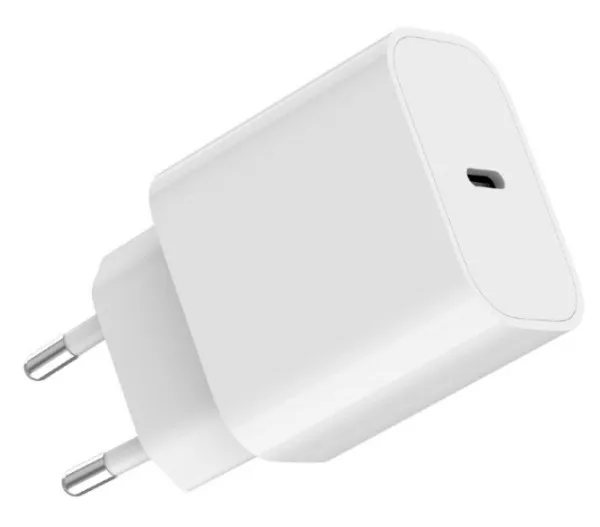 Gembird TA-UC-PD20-01-W Punjač Type-C 20W USB Brzi alt. NPA-AC30, Beli
