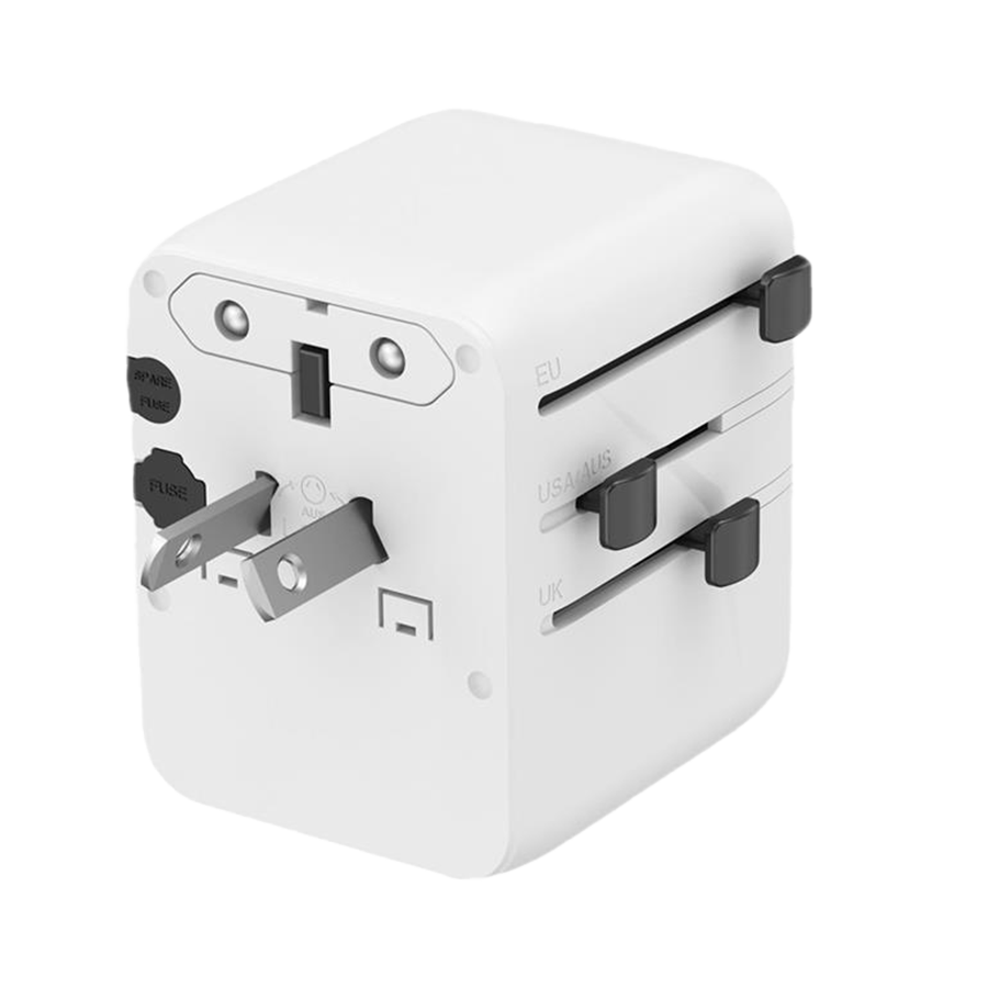 Gembird TPA-1A2C20-01-W univerzalni adapter za napaјanje za sve zemlje USB + Type-C punjač 20W, Beli