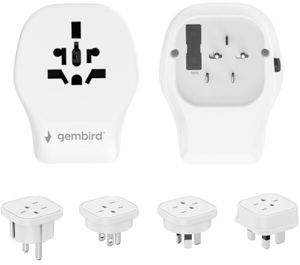 Gembird TPA-1A2C20-02-W Putni adapter Gembird Univerzalni 20W
