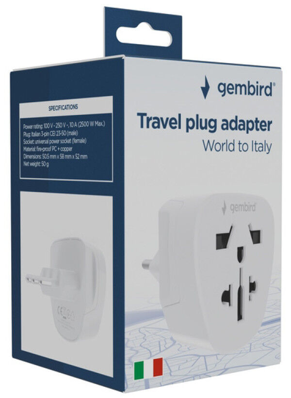 Gembird A-AC-ITMINTF Putni adapter Gembird IT suko 10A