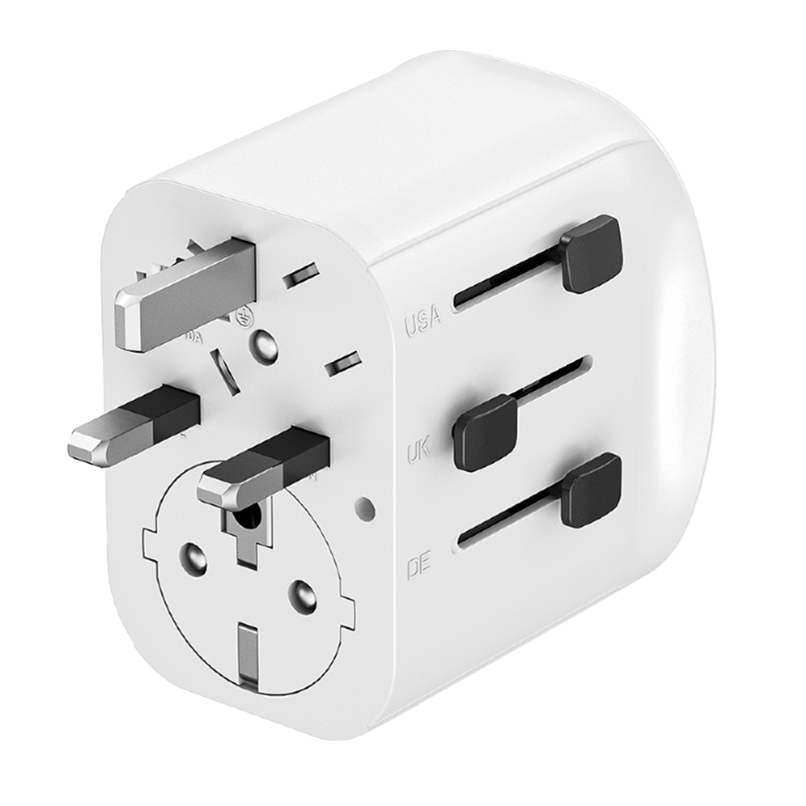 Gembird TPA-EU2A1C15-01-W univerzalni adapter za napaјanje za sve zemlje USB + Type-C punjač 20W, Beli