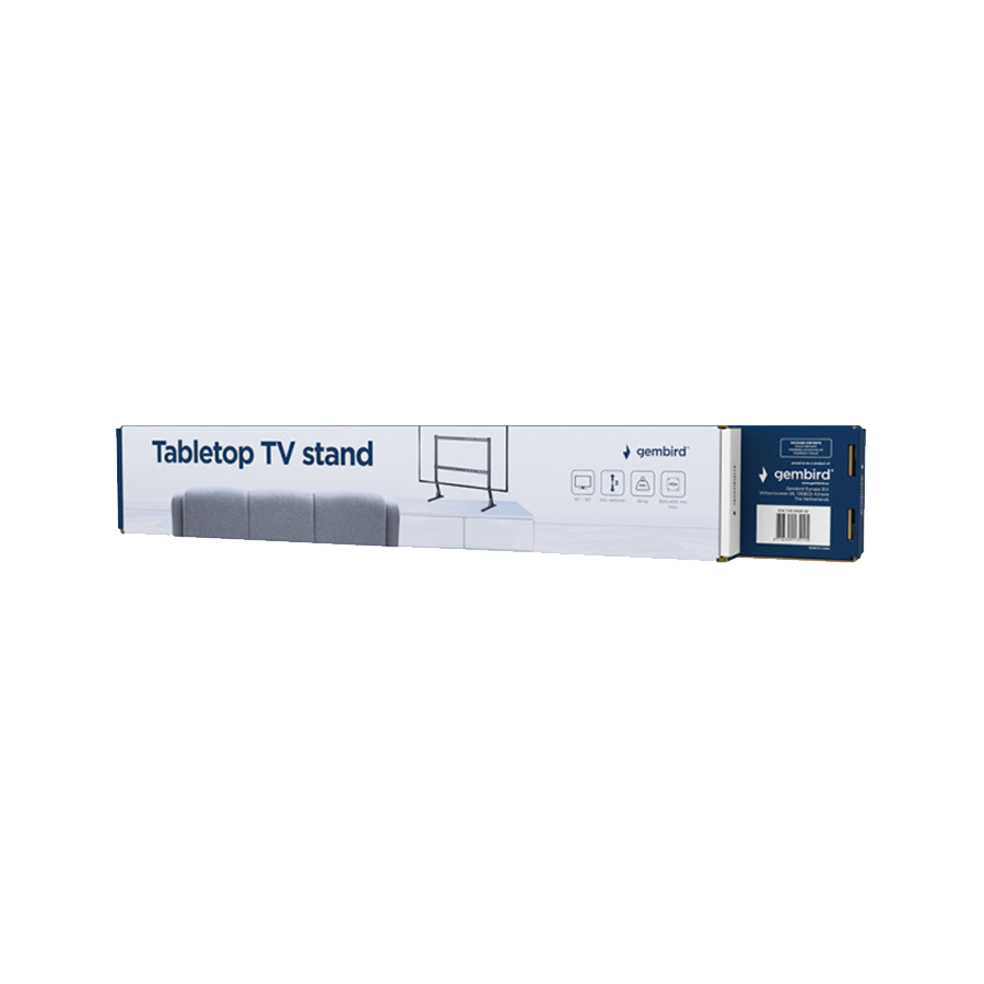 Gembird TVS-D90F-01 TV postolje 45"-90", Crno