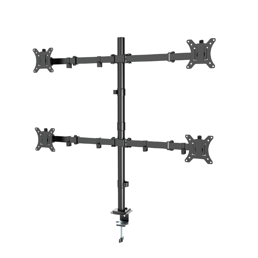 Gembird MA-D4-01 Nosač za četiri monitora Nosač za sto Nagibni Okretni 13"-32" do 10 kg