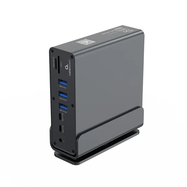 Gembird A-CF-COMBO15-01 USB Type-C 15-u-1 Multi-port adapter USB Hub HDMI DP LAN 3.5mm