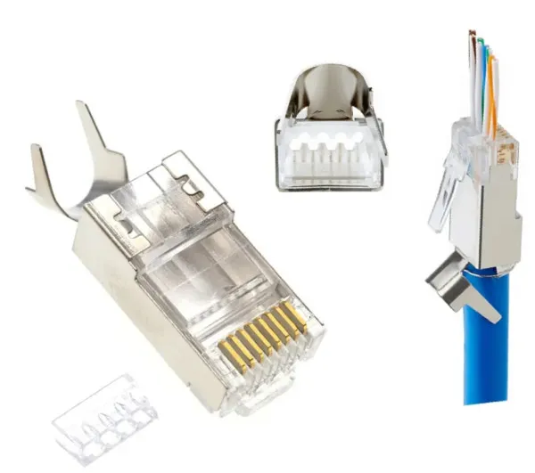 Gembird LC-PTF7-01/100 CAT7 prolazni utikač Zaštićeni (FTP/SFTP) 100 komada