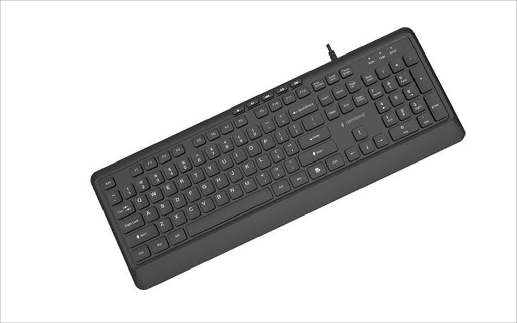 Gembird KB-MCH-05 žičana USB tastatura SLIM KEYS, Crna