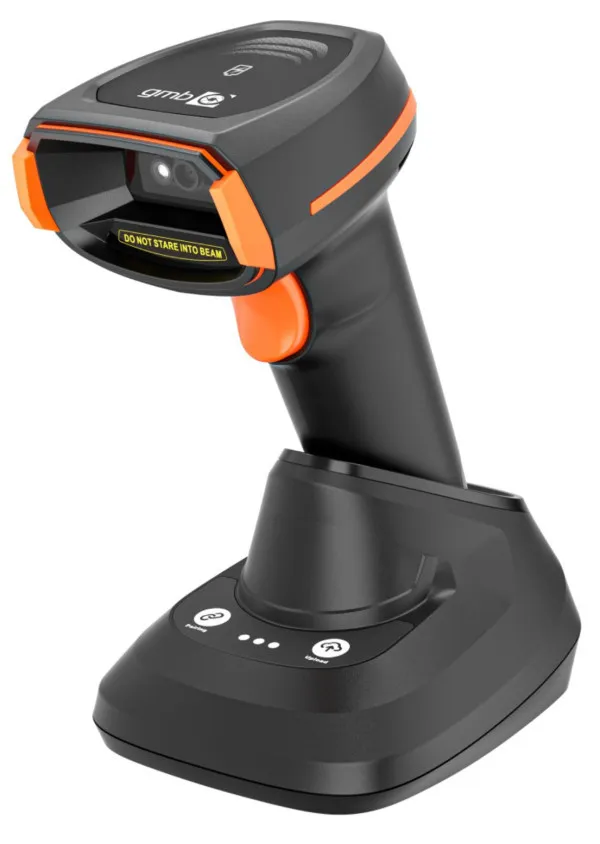 GMB POS-BS4208SRC Bar-kod skener 2D / OCR CMOS 1 MP 2000 mAh Bluetooth / WiFi Postolje