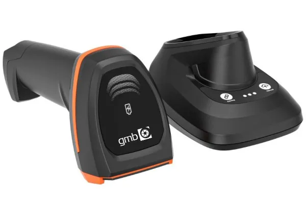 GMB POS-BS4208SRC Bar-kod skener 2D / OCR CMOS 1 MP 2000 mAh Bluetooth / WiFi Postolje
