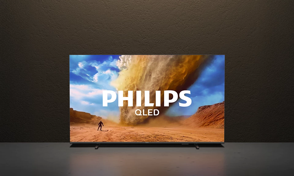 Philips 55PUS7810 Televizor 55" QLED 4K UHD Smart Titan OS, Crni