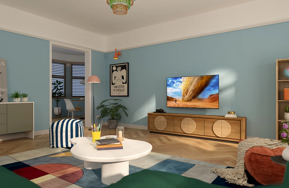 Philips 55PUS7810 Televizor 55" QLED 4K UHD Smart Titan OS, Crni