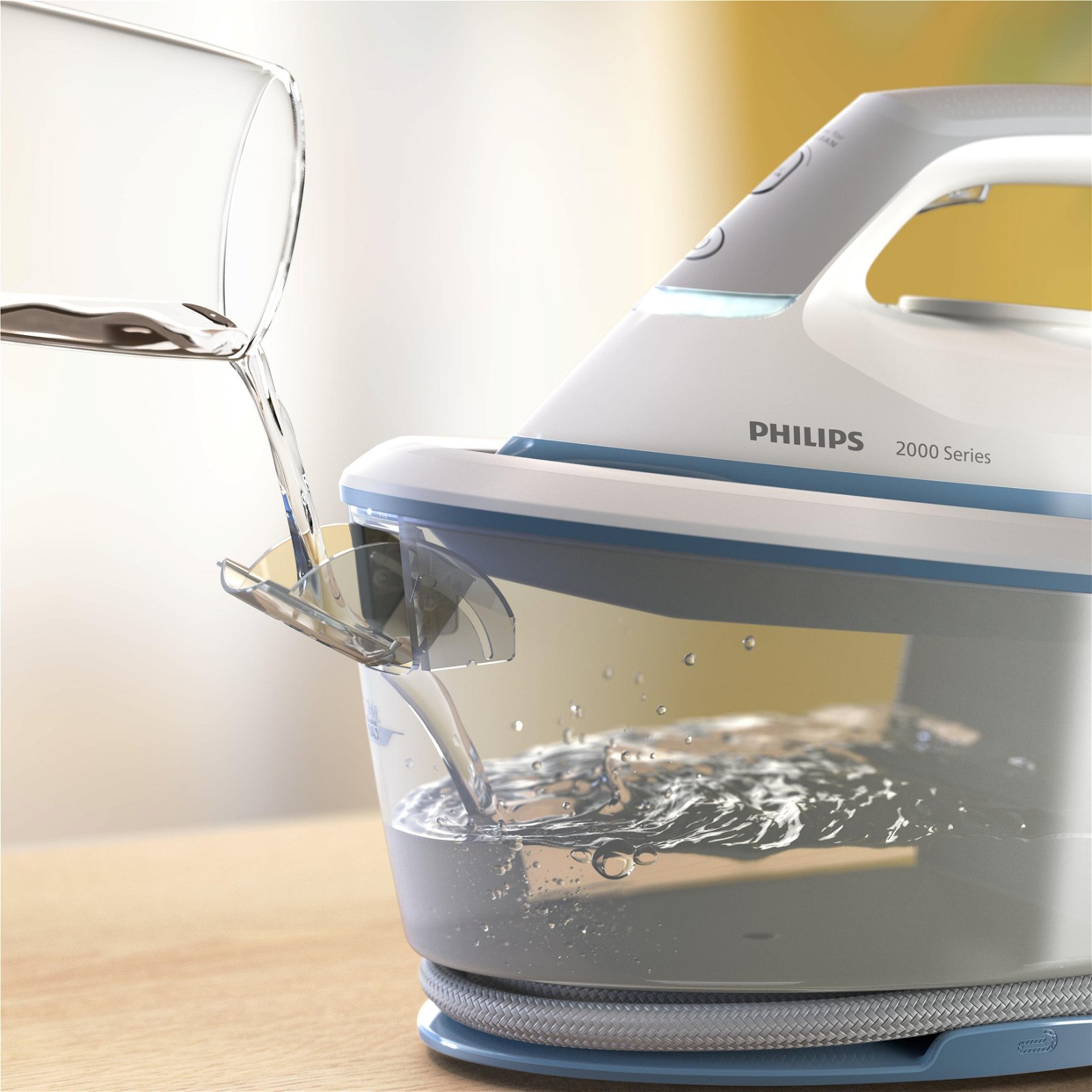 Philips PSG2000/20 Parna stanica 2400W 1.4 l, Plavo-bela