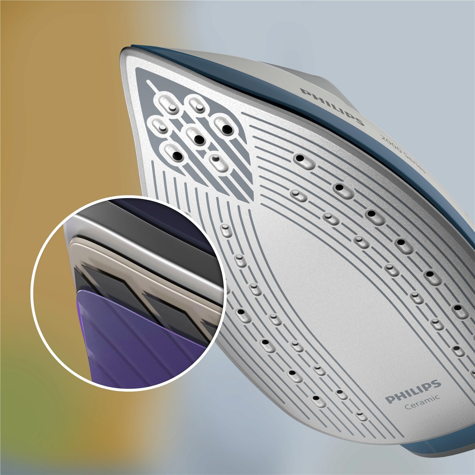 Philips PSG2000/20 Parna stanica 2400W 1.4 l, Plavo-bela