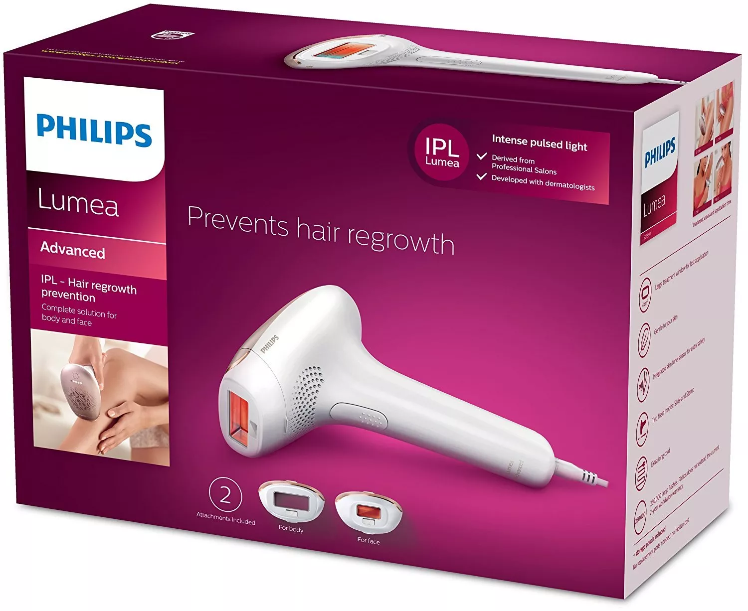 Philips SC1997/00 Epilator Lumea Advanced IPL 2 nastavka