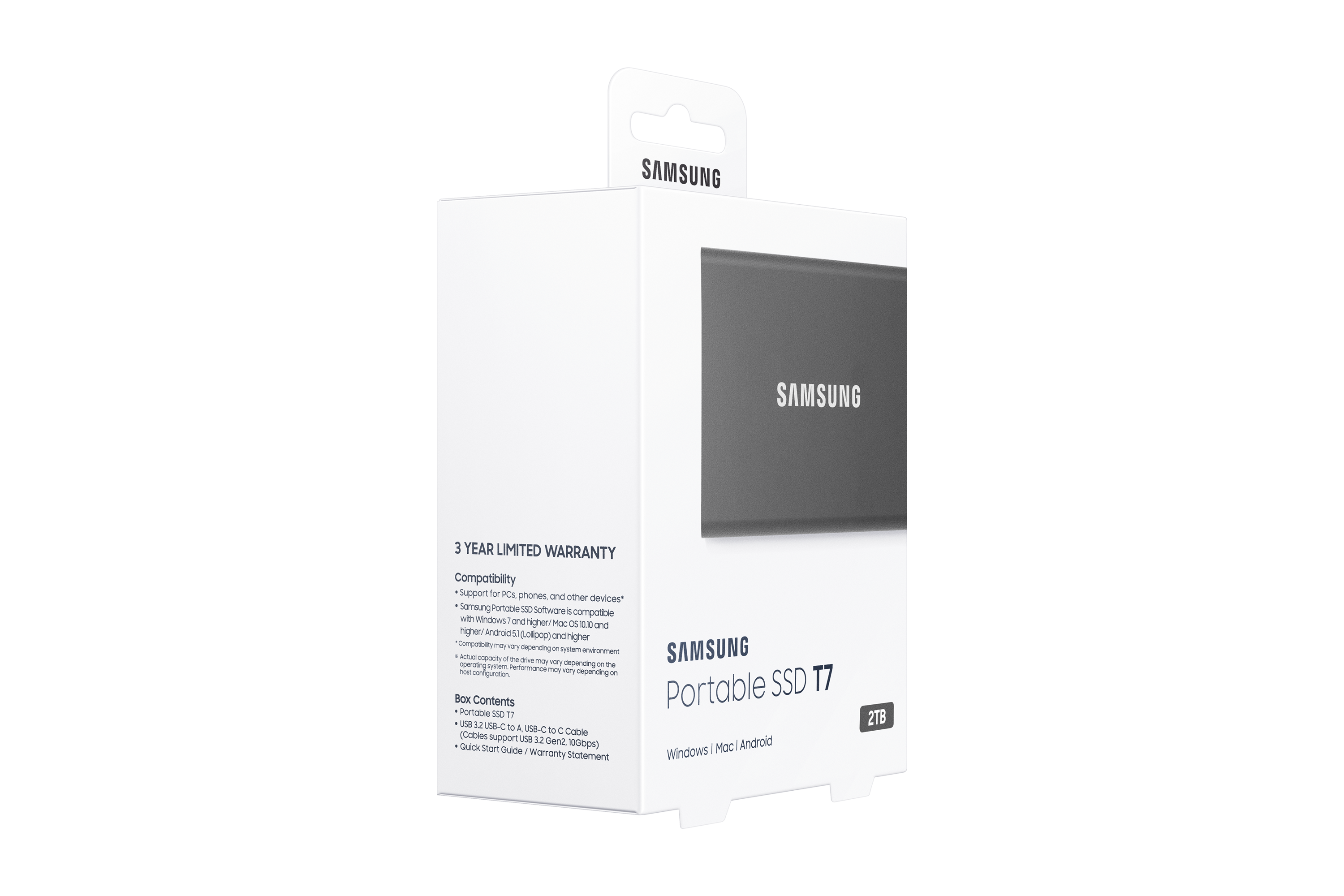 Samsung T7 Portable SSD 2000 GB