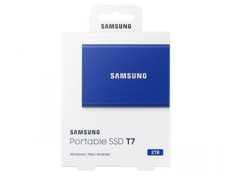 Samsung Portable T7 eksterni SSD MU-PC2T0H 2TB, Plavi