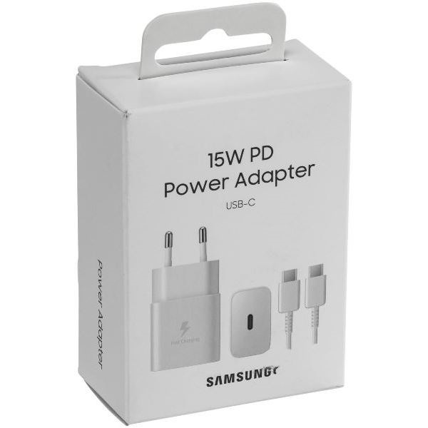 Samsung Punjač za mobilni telefon PD 15W, Beli
