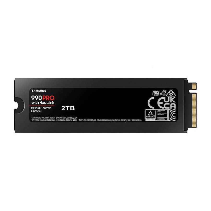 Samsung MZ-V9P2T0CW 990 Pro Series SSD Heatsink 2TB M.2 NVMe