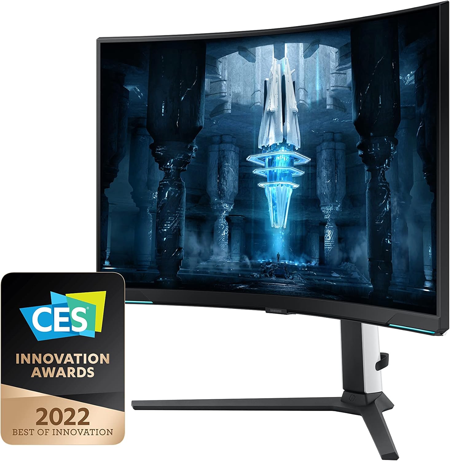 Samsung LS32BG850NPXEN Gaming monitor 31,5"/VA zakrivljen 3840x2160 240Hz 1ms GtG HDMIx2 DP USB pivot LS32BG850NPXEN, Crna