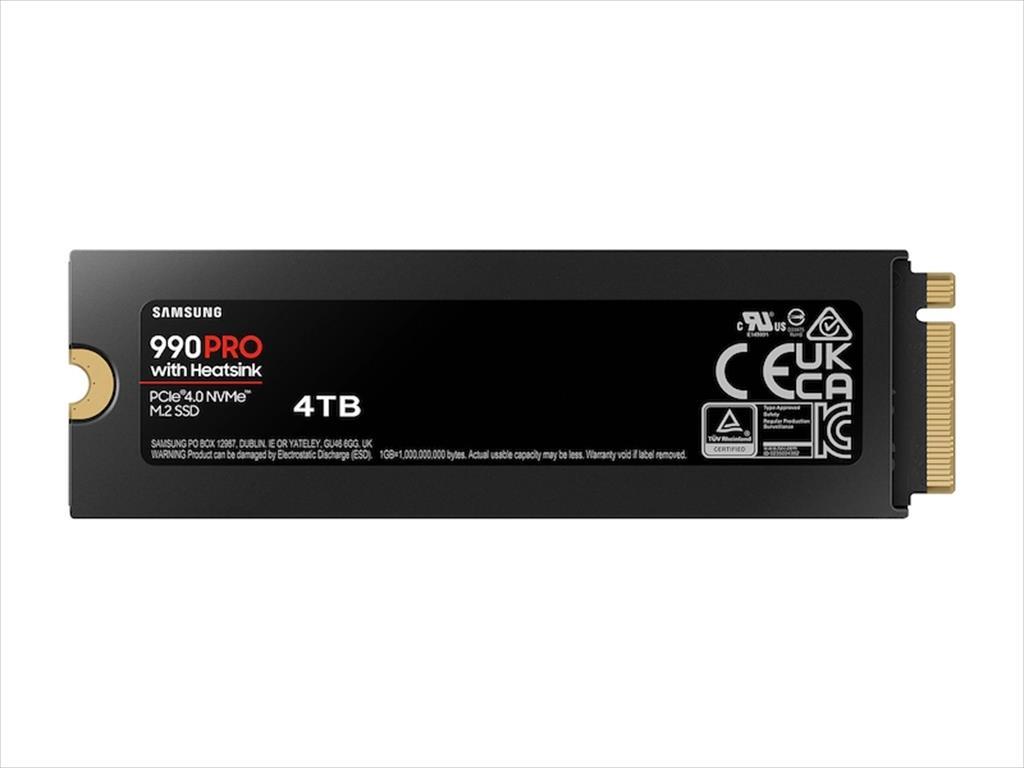 Samsung MZ-V9P4T0CV SSD disk m.2 990 Pro NVMe PCIe Gen4 4tb sa hladnjakom