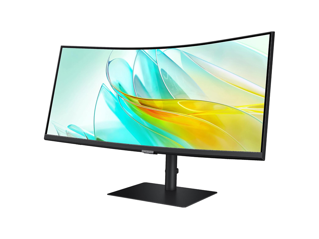 Samsung LS34C652UAUXEN Monitor 34" VA 3440x1440 100Hz 4ms GtG HDMI DP USB LAN Freesync visina, Crna