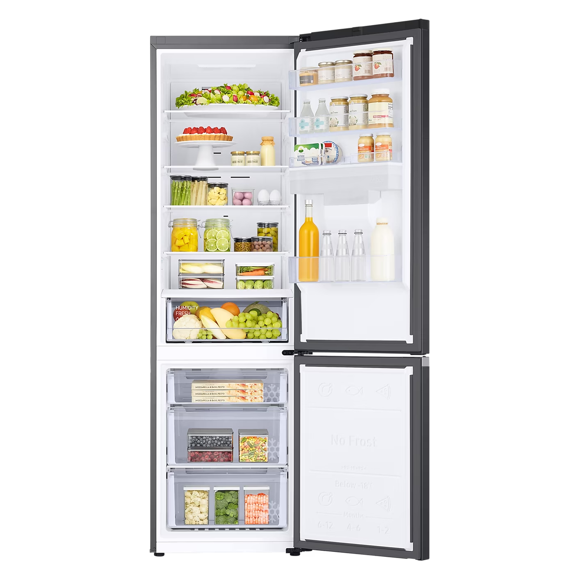 Samsung RB38C650EB1 Kombinovani frižider 272 l NoFrost, Crni