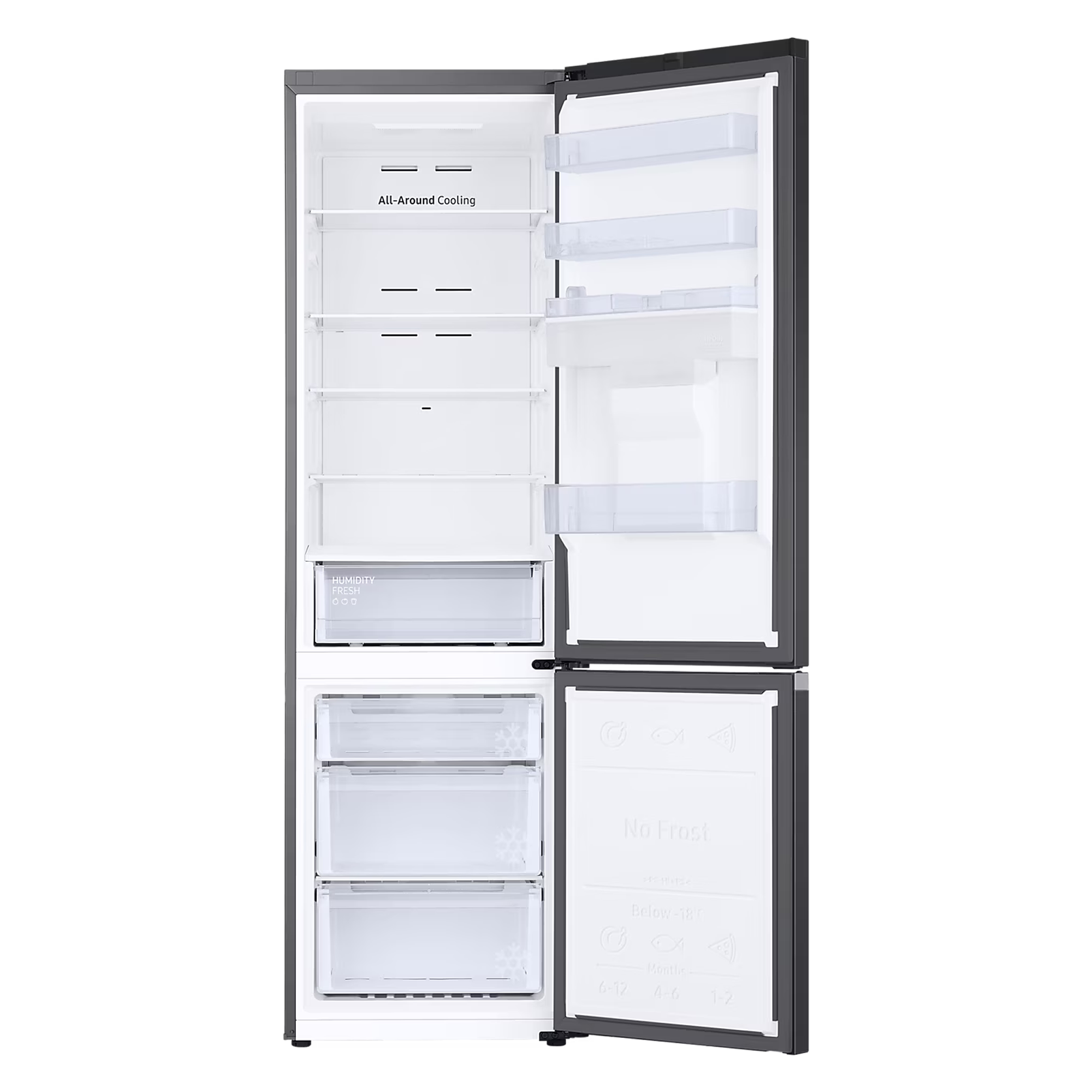 Samsung RB38C650EB1 Kombinovani frižider 272 l NoFrost, Crni