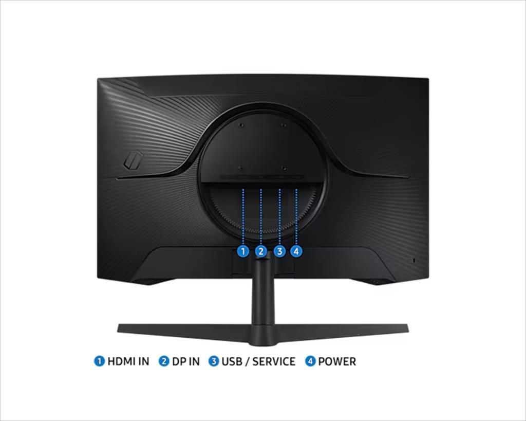 Samsung S27Cg552Eu monitor 27" Odissei G5 G55C zakrivljeni 2560 Ks 1440 Va 1Kshdmi 1Ksdp 165Hz