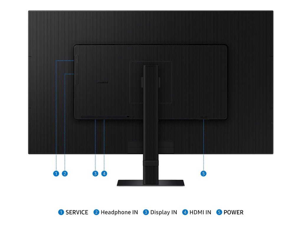 Samsung LS32D700EAUXEN Monitor 32" VA 3840x2160 60Hz 5ms GtG HDMI DP VESA, Crna