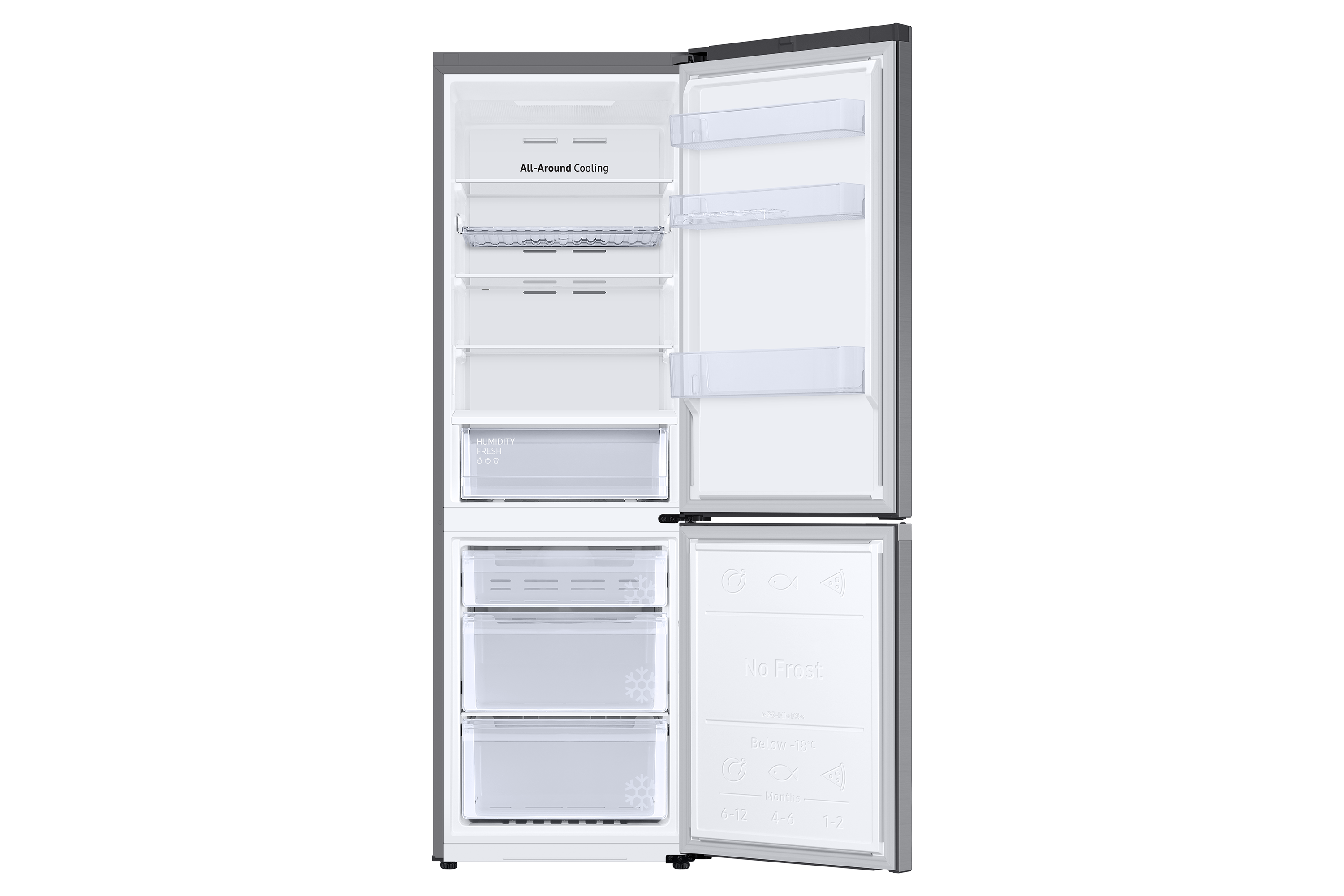 Samsung RB34C602ES9/EK Kombinovani frižider 344l No frost, Sivi
