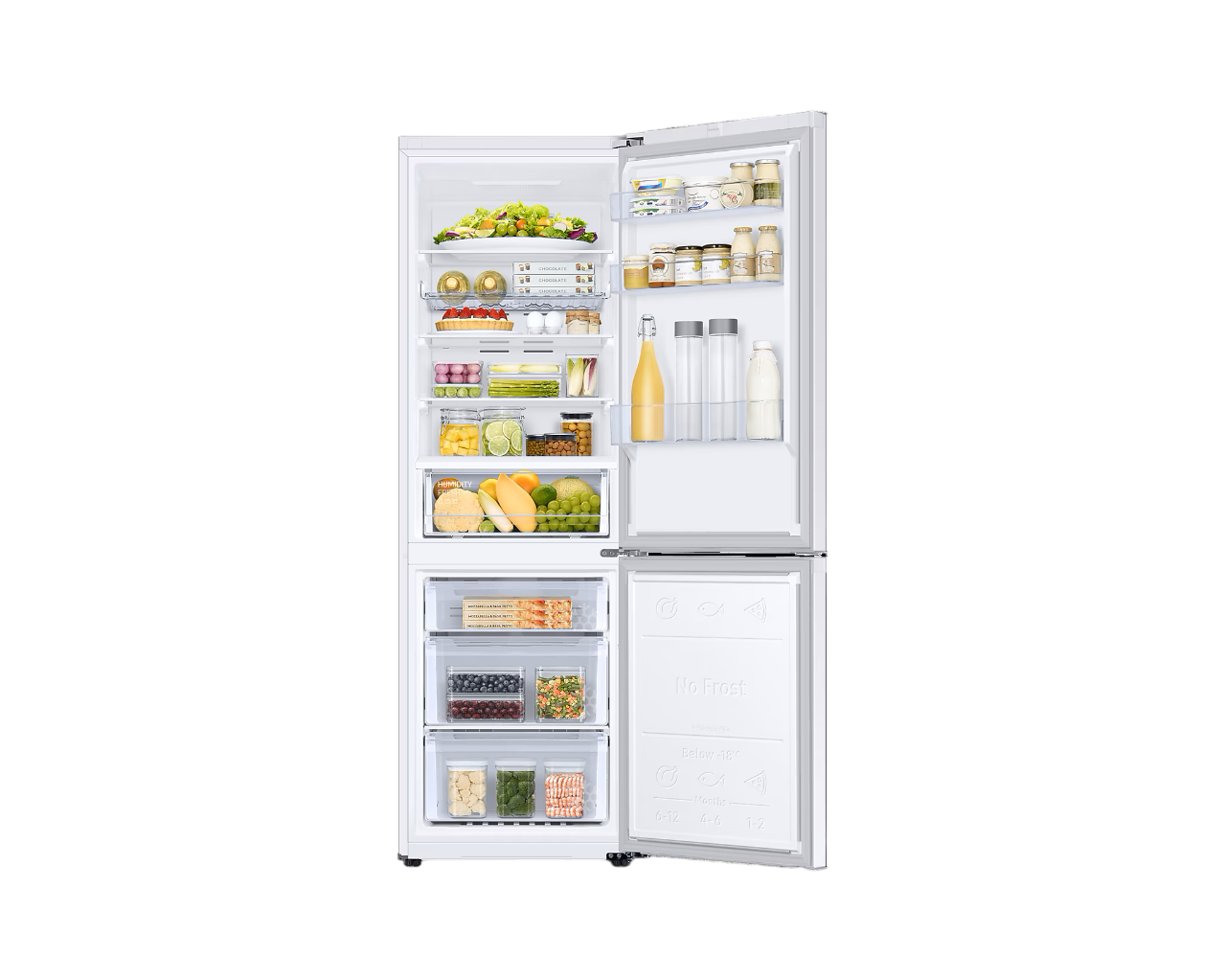 Samsung RB34C672EWW/EK Frižider 340l Total NoFrost, Beli