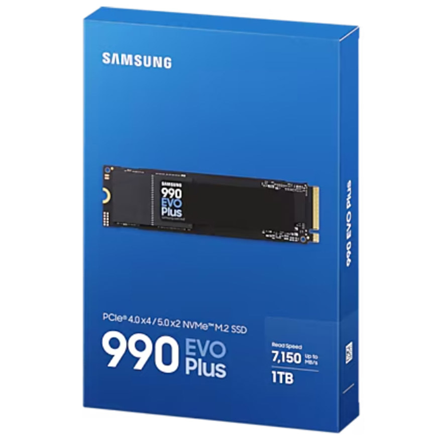 Samsung MZ-V9S1T0BW 990 EVO Plus Series SSD 1TB M.2 NVMe